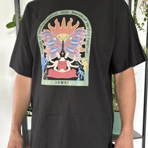 Koszulka czarna unisex oversize